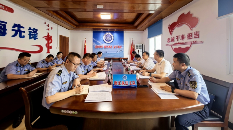驻局纪检监察组组长陈晓光到省执法总队闽东执法支队调研